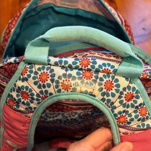 GARNET HILL KIDS Girls BoHo Floral Pink Backpack K-5 - Picture 10 of 10